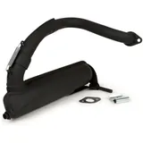 Auspuff BGM PRO Banane TOURING Vespa PV125, ET3 125 Schwarz 51938