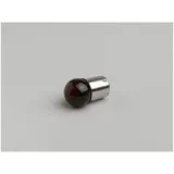 Light bulb -BA15s (straight pins) - 12V 10W - red 52202