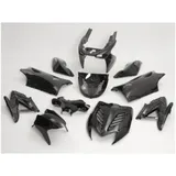Verkleidungskit 11-teilig schwarz metallic für Yamaha Aerox, MBK Nitro 50ccm, 100ccm 2-Takt 52399
