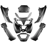 bodywork kit 8-piece black matt for Piaggio MP3 125-500 2008-2013 52415
