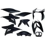 Verkleidungskit EDGE 9-teilig schwarz metallic für Yamaha Aerox, MBK Nitro 52522