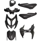 Verkleidungskit 7-teilig schwarz matt für Yamaha Aerox, MBK Nitro 2013-2017 53121