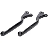 Bremshebel Set Aluminium, schwarz glänzend für Vespa GTS 125, Vespa GTS 300 HPE 53456