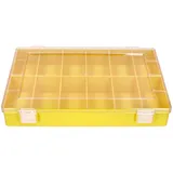Sorting box Hünersdorff, Classic (225x335x55mm) 12 compartments, yellow, polystyrene 53518