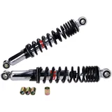Shock absorber set YSS black chrome 320mm for Puch Maxi, Tomos 53609