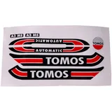 Sticker set black/red/white 080010 for Tomos 53687