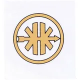 Aufkleber schwarz/gold 3,5cm für Kreidler 53773