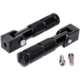 Fußrasten Satz Sozius CNC schwarz für Beta RR 50, RR 125 2021- 53836