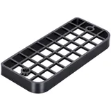 Lamp grille for angular rear light (ABS plastic) black for Piaggio Ciao P/PX 53890