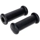 Footrest rubber set longitudinally ribbed black for Simson 53900