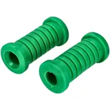 Fußrastengummi Set Sozius D=35mm, Rand=43mm, Gesamt=91mm grün für Simson 54302