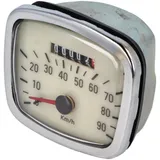 Speedometer RMS Classic Vintage Look 90km/h 2.7mm connection for Vespa VNA, VNB 125 1961-1962 54379