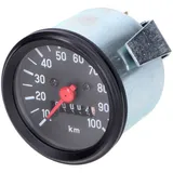 Speedometer D=60mm 100 km/h black for Puch Monza 54714