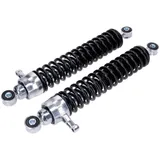 Stoßdämpfer Satz 360mm verstellbar schwarz/silber für Simson S51, S70, S53 54853 Stoßdämpfer Satz 360mm verstellbar schwarz/silber für Simson S51, S70, S53 54853
