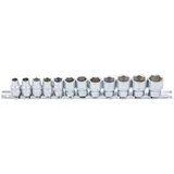 Steckschlüsselsatz metrisch 3/8 Zoll, kurz 8-19mm 12-teilig 54987