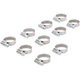 Schlauchschellen Satz rostfrei 16-25mm 10-teilig 55025 Schlauchschellen Satz rostfrei 16-25mm 10-teilig 55025