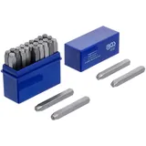 Impact letter set 5mm DIN1451 27-piece 55037