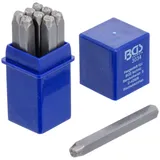 Impact numbers set 4mm DIN1451 9-piece 55044