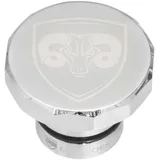 Tankdeckel 66Heroes eckig Chrom für Puch Maxi 55381