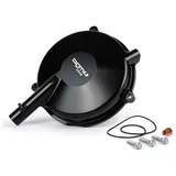 clutch cover BGM Pro Superstrong CNC black for Vespa Largeframe (1962-2016) PX, T5 125ccm, Cosa, Rally, Sprint BGM8294B