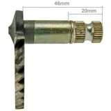 kickstart spindle complete 46mm / 20mm for GY6 50cc, 139QMB BT12001