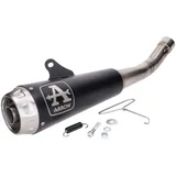 exhaust Arrow Pro-Race stainless steel black for Yamaha MT 125, YZF-R 125 4T Euro5 2020- GI-51004PRN