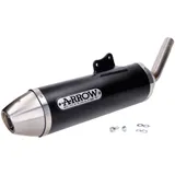 Auspuffanlage Arrow Aluminium schwarz für KSR Moto TW 125 SM 4T Euro4 2017- GI-72529AON