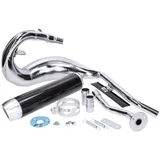 Auspuff Turbo Kit Bufanda R Chrom / CFK Optik für Beta RR 2021- Euro5 H10551-Q