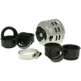 air filter Power aluminum cap / shield 28-44mm carb connection chrome IP18910