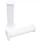handlebar rubber grip set MX half waffle white IP32928 handlebar rubber grip set MX half waffle white IP32928