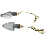 Indikator Blinker Set M10 LED Carbon-Look Mini, kurz IP34615