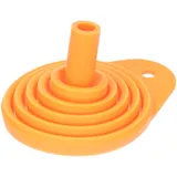 silicone funnel, foldable, orange IP39229