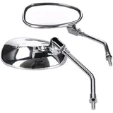 Rückspiegel Spiegel Set M8 Chrom oval IP40392 Rückspiegel Spiegel Set M8 Chrom oval IP40392
