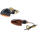 indicator light set M8 thread carbon look Edge orange, short type for Beta RR IP42286 indicator light set M8 thread carbon look Edge orange, short type for Beta RR IP42286