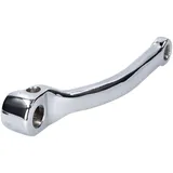 Pedal crank arm left chrome-plated left-hand thread M14x1.25 universal for moped IP44219