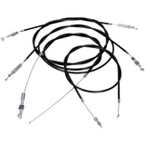Bowdenzug Seilzug Satz Gaszug, Bremszug vorn, hinten, Kupplungszug für Puch Maxi E50 IP44254