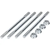 Gewinde Stehbolzensatz Zylinder mit Muttern M6x107mm - je 4 Stück IP44259 Gewinde Stehbolzensatz Zylinder mit Muttern M6x107mm - je 4 Stück IP44259