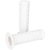 Griffgummis Griffe Satz kurz Blockmuster weiß für Automatik Mofa (22, 24mm) IP44351