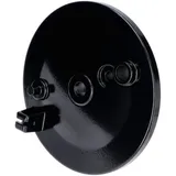 Bremsschild Bremsankerplatte hinten mit Bohrung Bremslichtschalter, schwarz für Simson S50, S51, S70, KR51, SR4-1 Spatz, SR4-2 S