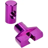 brake cable adjuster set M6 aluminum purple - universal IP52593 brake cable adjuster set M6 aluminum purple - universal IP52593