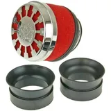 Lufi Luftfilter Malossi Red Filter E13 42 / 58mm 25° rot-Chrom M.0413527