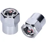tire valve cap set Malossi white M.4213415.W0