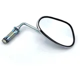 Spiegel bumm Chrom Links Planes Glas Gerade Stange für Hercules, Miele, DKW, NSU, Zündapp, Kreidler, Puch MG00000123