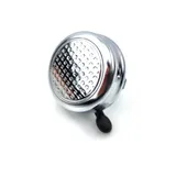 Klingel Hochglanz Verchromt Schachbrett Muster für Hercules, Zündapp, Kreidler, Puch, Miele, KTM, DKW, Rixe, NSU MG00000421