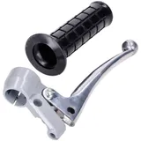 Clutch handle with rubber grip silver 22mm 100mm for Zündapp, Kreidler Flory, Hercules, Puch, KTM, DKW MG00000541