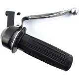 Throttle grip fitting black grooved rubber grip aluminum clutch lever ball end 22mm 105mm for Zündapp, Kreidler, Hercules, Puch, Throttle grip fitting black grooved rubber grip aluminum clutch lever ball end 22mm 105mm for Zündapp, Kreidler, Hercules, Puch,