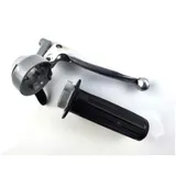 Gasgriff Armatur Aluminium 22mm Schwarz 105mm für Zündapp, Kreidler, Hercules, Puch, DKW, KTM Mofa, Moped, Mokick MG00000647