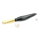 Auspuff Schwarz/Gold 32mm 670mm für Zündapp CS, KS, GTS, ZR, ZD, ZL, C, Kreidler Florett LF, LH, RMC, Flory, Hercules Prima, MK,