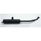 Exhaust Sito black 22mm for Piaggio SI, KS, FL2, BOOS, SI moped MG00001139