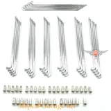 Speichen Chrom 151mm 3,18mm 90° mit Nippel 3,47mm 36 Stück für Kreidler, Florett RS, RMC MG00002198